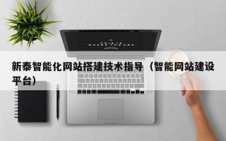 庄河新泰智能化网站搭建技术指导（智能网站建设平台）